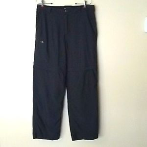 ScotteVest TEC Zip Off Convertible Pants Travel Hiking Outdoor Black 32 X 30